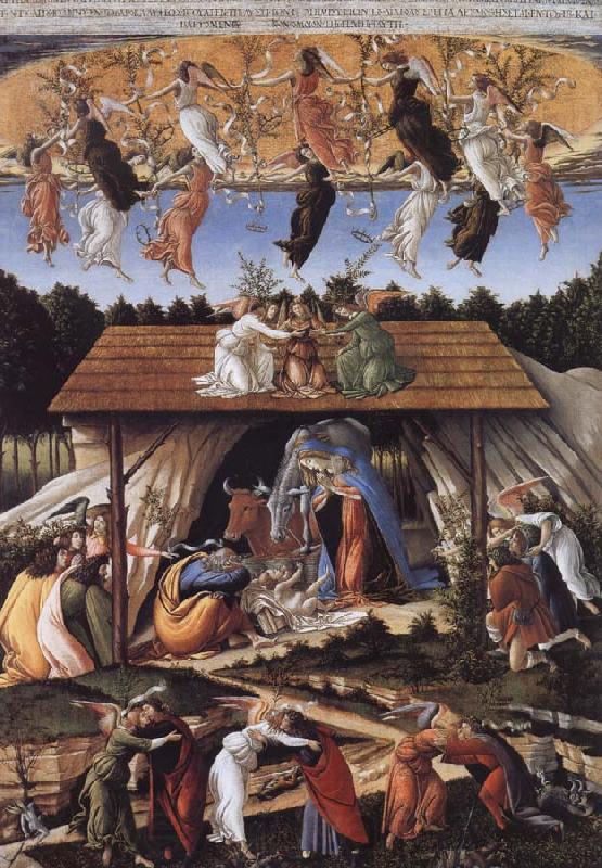 Sandro Botticelli Mystic Nativity Norge oil painting art